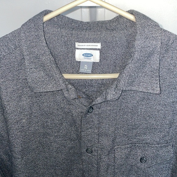 Cozy Knit Cotton Button Down Shirt - Picture 4 of 6